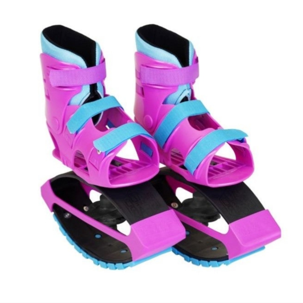 Madd Gear Boost Boots Purple and Teal Fits Sizes 3 to 6 US Bouncing Boots